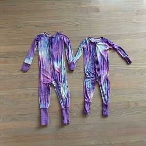 Little sleepies purple watercolor zippy (2)